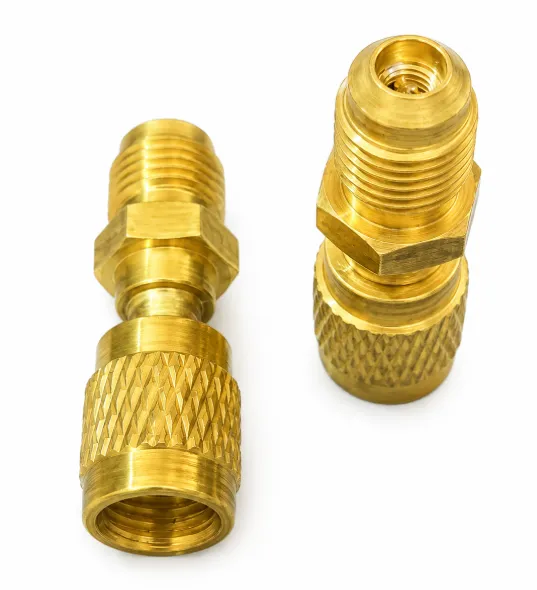 ADAPTADOR DE BRONCE DE R-410A A R-22 (5/16 A  1/4)