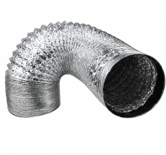 DUCTO FLEXIBLE DE ALUMINIO 10CM DE 3MTS