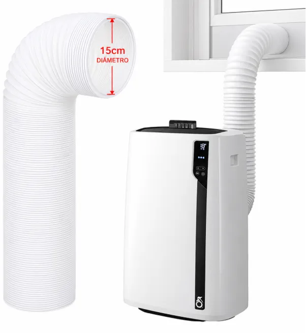DUCTO  FLEXIBLE PARA AIRE PORTATIL 15CM
