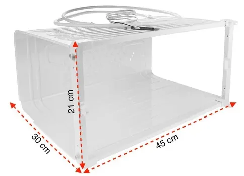 EVAPORADOR PARA HELADERA ELECTROLUX 45CM DE LARGO - 30CM DE ANCHO - 21CM DE ALTO