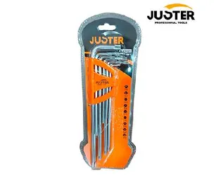 LLAVE TORX LARGO JUSTER 9 PIEZAS (JLD14009)
