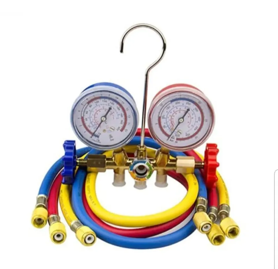 MANOMETRO PARA R-410A R-134A R-404A KIT COMPLETO