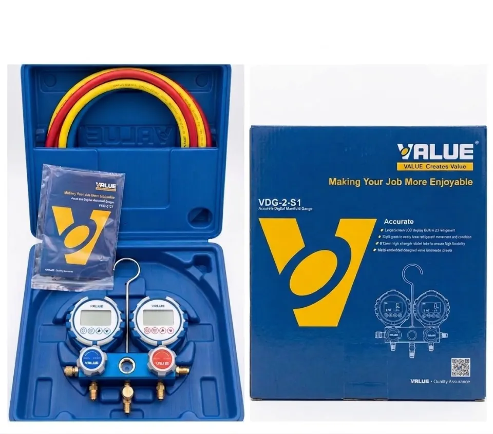 MANIFOLD DIGITAL MODELO VGD 02 VALUE PARA VARIOS TIPOS DE GASES
