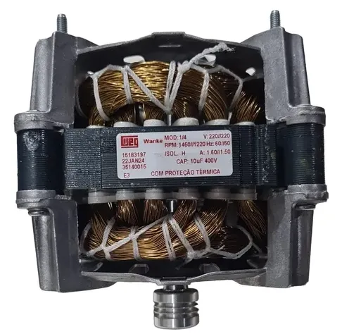 MOTOR PARA LAVARROPAS WANKE MOD: 1/4 1450/1220 RPM CON CAP:10mf 220V