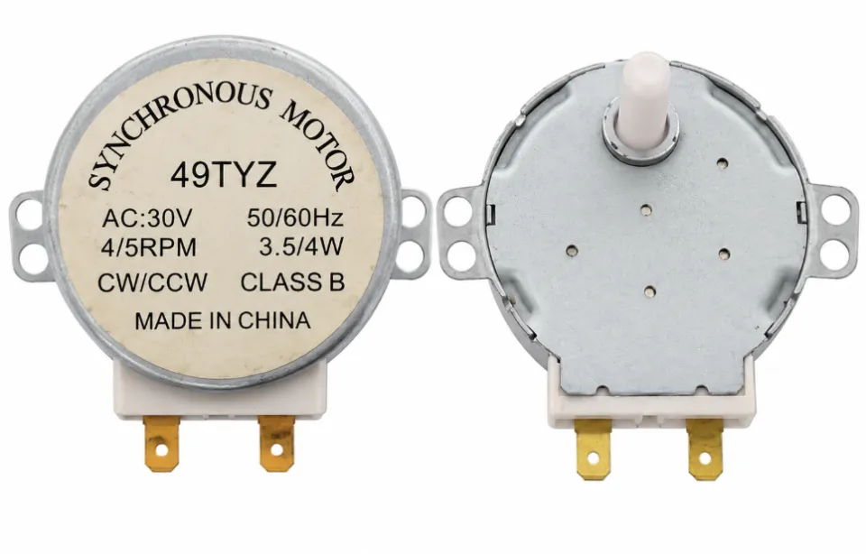 MOTOR GIRA PLATO PARA MICROONDAS 30V (EJE LARGO)