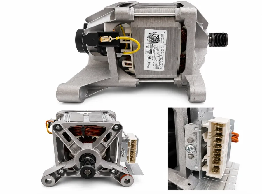 MOTOR PARA LAVARROPAS DE 9 PINES POLEA GRUESO (PARA VARIOS MODELOS)