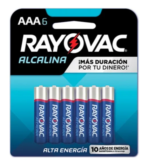 PILA RAYOVAC ALCALINA AAA