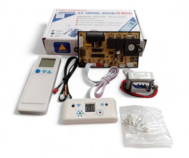 PLACA UNIVERSAL PARA AIRE SPLIT QD-U08PGC CON CAPACITOR INCORPORADO