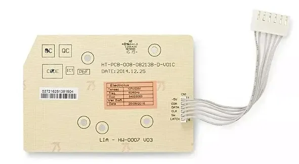 PLACA PARA LAVARROPAS ELECTROLUX INTERFACE LI13Y / LI14Y CODIGO: 64503063