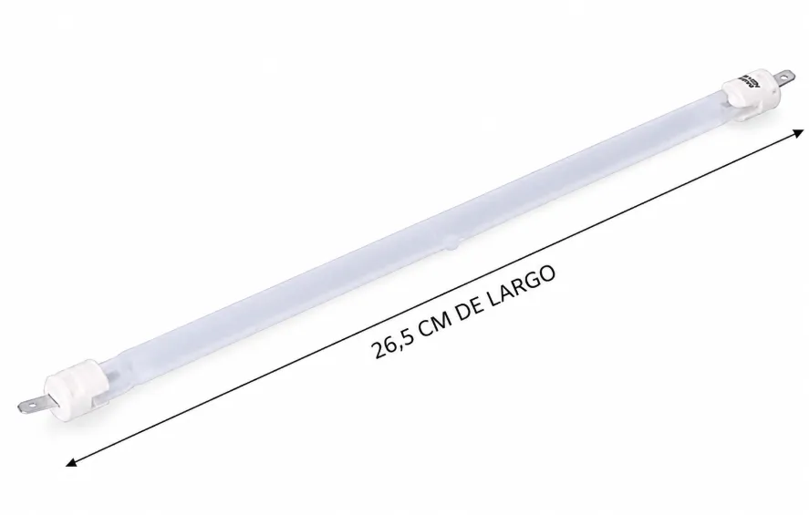 RESISTENCIA HALOGENA PARA ESTUFA 400W 220V L:26,5CM