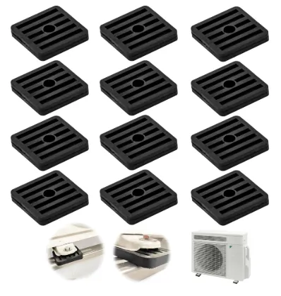 TACOS DE GOMA ANTI VIBRACION PARA AIRE ACONDICIONADO X 4 UNIDADES