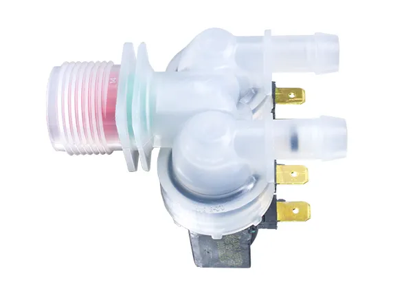 VALVULA ENTRADA DE AGUA DOBLE ELECTROLUX LM8 LQ12 TRANSPARENTE