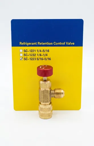 VALVULA DE RETENCION 5/16 x 5/16  PARA GAS R-410