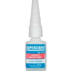 ADHESIVO INSTANTANEO SUPERCIANO DE 20GR.
