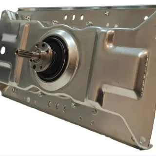 CAJA DE TRANSMISION PARA LAVARROPAS FAMA EJE LARGO 37CM - 1 CATRACA