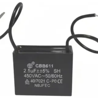 CAPACITOR 2,5MF 450V CUADRADO CON CABLE