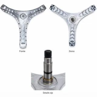 CRUCETA PARA LAVARROPAS LG MHQ62661201