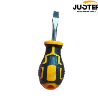 DESTORNILADOR MANGO DE GOMA 6MM*38MM PLANO JUSTER (JLD12022)