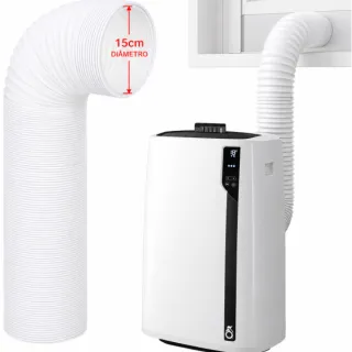 DUCTO  FLEXIBLE PARA AIRE PORTATIL 15CM