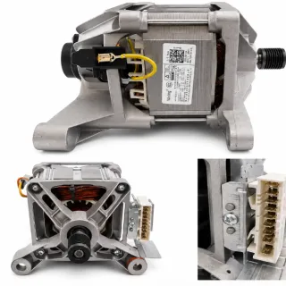 MOTOR PARA LAVARROPAS DE 9 PINES POLEA GRUESO (PARA VARIOS MODELOS)