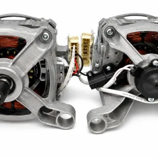 MOTOR PARA LAVARROPAS DE 6 PINES POLEA FINO (PARA VARIOS MODELOS)