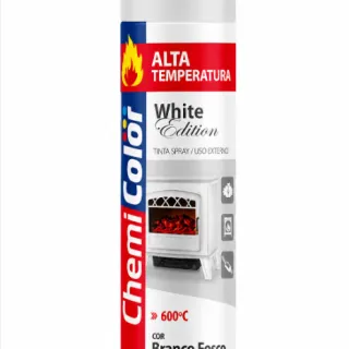 PINTURA EN AEROSOL CHEMI PARA ALTA TEMPERATURA COLOR BLANCO 350ML