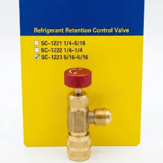 VALVULA DE RETENCION 5/16 x 5/16  PARA GAS R-410
