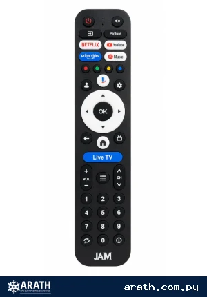CONTROL ORIGINAL PARA SMART LED TV JAM MODELO 2