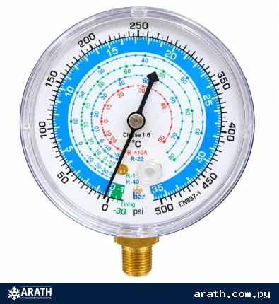 MANOMETRO DE BAJA PARA R410A (AZUL)