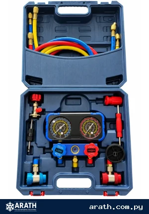 MANOMETRO PROFESIONAL PARA REFRIGERANTE R-404 R-22 R-134A R-407C JDQT0721