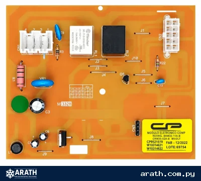 PLACA CP 3521519 PARA HELADERA BRM35 / BRM41 2 FICHAS