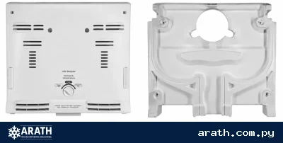 TAPA TRASERA EVAPORADOR HELADERA CONSUL CRM39/CRM42