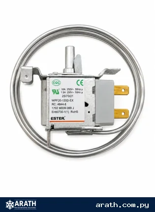TERMOSTATO MECANICORC-43646-4 PARA HELADERA, CONGELADOR Y EXHIBIDORA