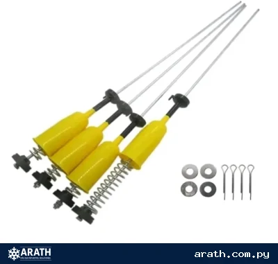 VARA DE SUSPENCION UNIVERSAL KIT DE 4 UNIDADES PARA LAVA. REGULABLE 47 A 61CM