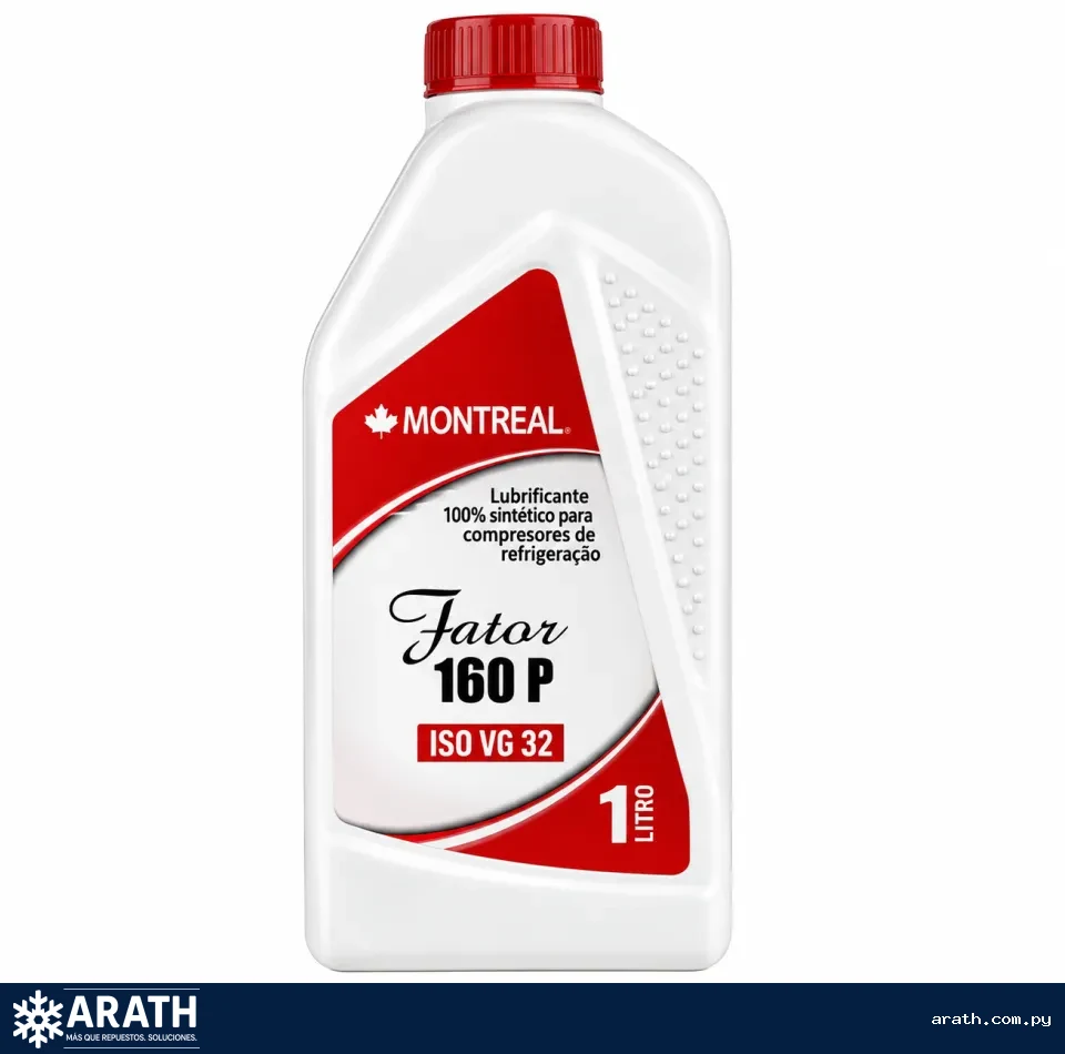 ACEITE MINERAL FATOR 160 P ISO VG 32 MONTREAL DE 1LT. PARA R-22 / R-600
