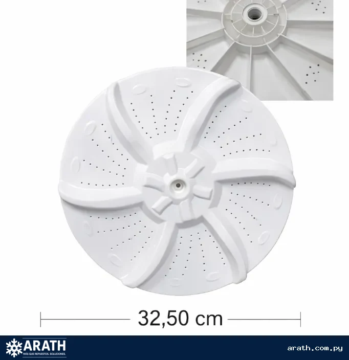 AGITADOR LAVARROPAS MIDAS 32,5CM