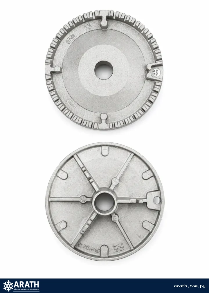 BASE QUEMADOR PARA COCINA COOKTOP RAPIDO 9CM