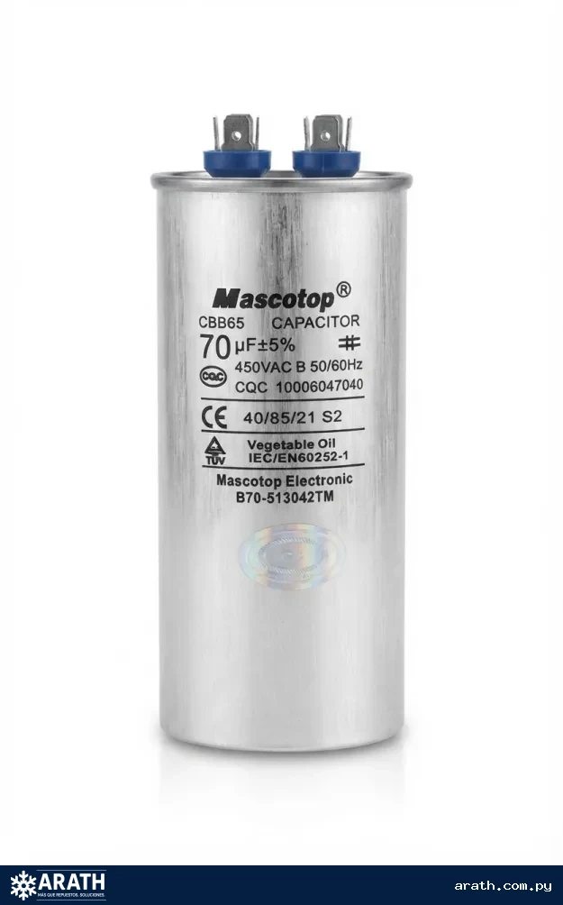 CAPACITOR 70MF 450V DE ALUMINIO