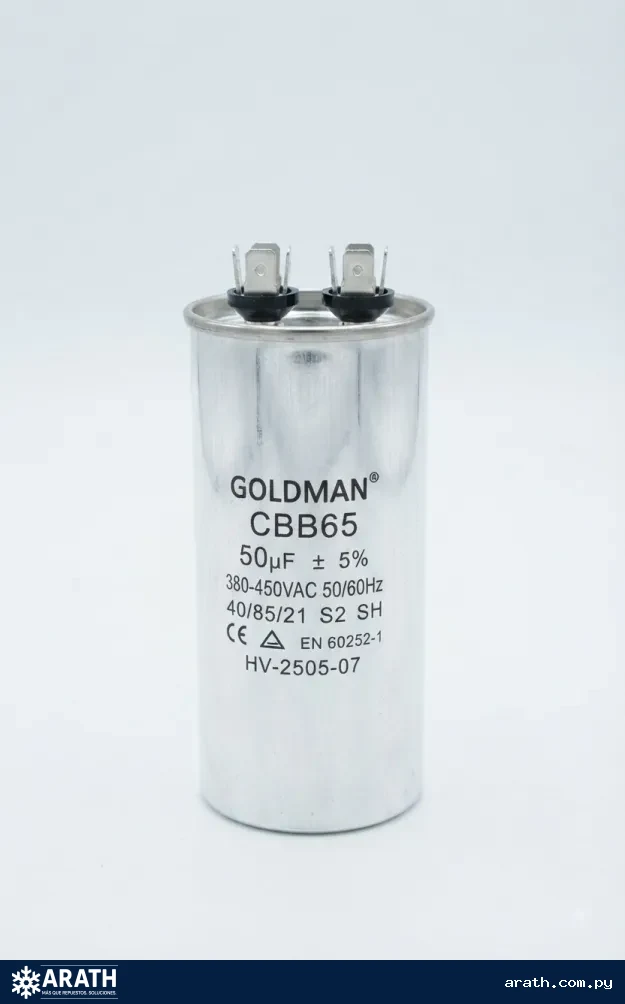 CAPACITOR 50MF 450V DE ALUMINIO