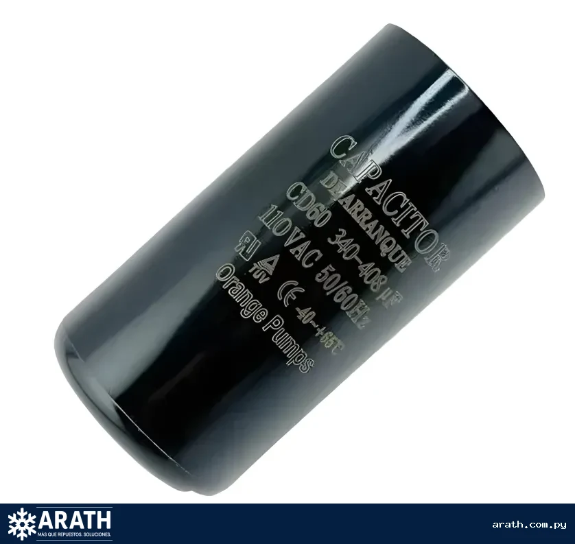CAPACITOR 340 A 408MF 110V DE ARRANQUE