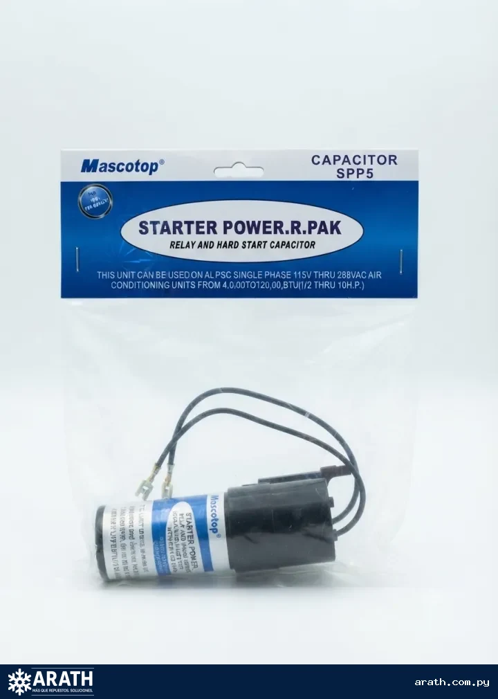 CAPACITOR INCREMENTA TORQUE 300% 1/2 A 5HP