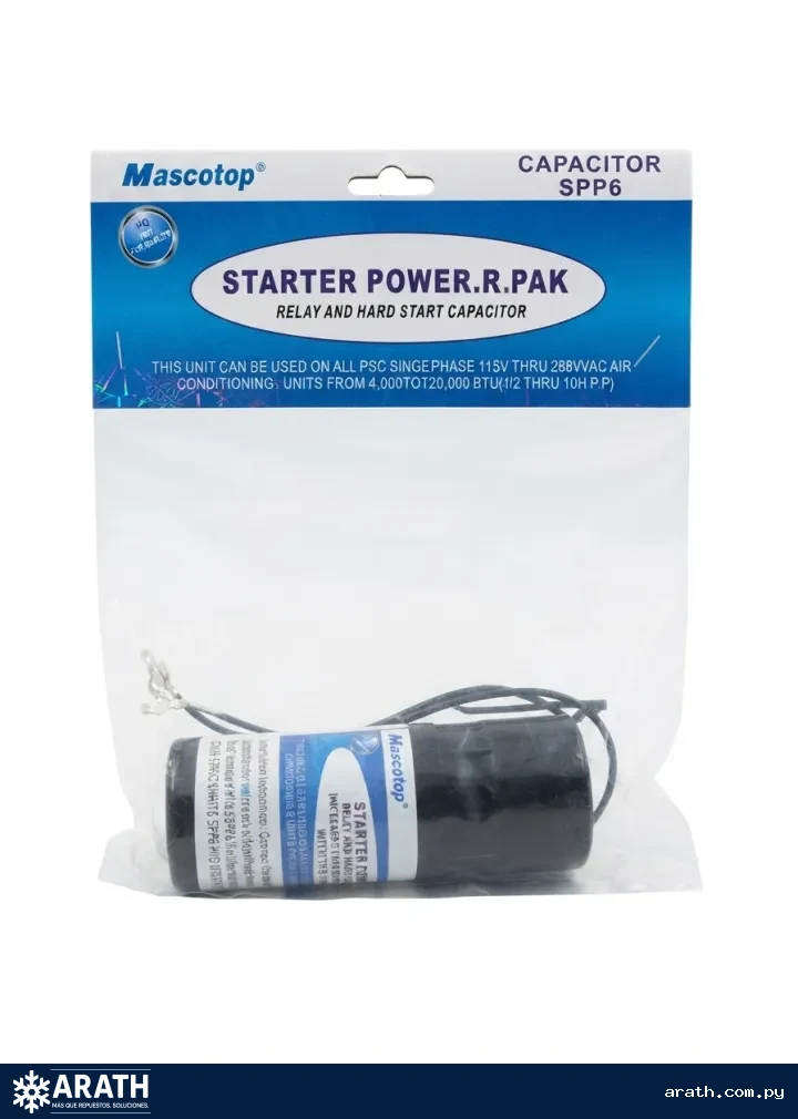 CAPACITOR INCREMENTA TORQUE 500% 1/2 A 10HP