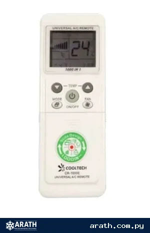 CONTROL UNIVERSAL PARA AIRE ACONDICIONADO 1000 CODIGOS