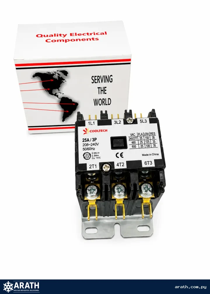 CONTACTOR TRIFASICO 3P 220V 25A