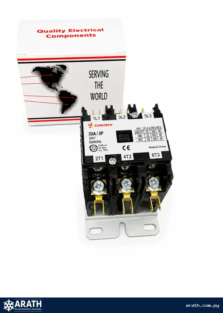 CONTACTOR TRIFASICO 3P 24V 32A