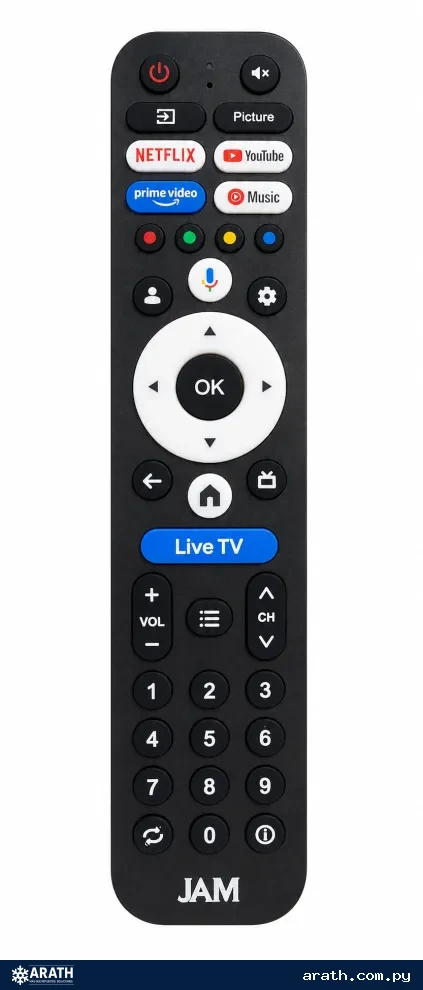 CONTROL ORIGINAL PARA SMART LED TV JAM MODELO 2