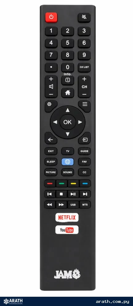 CONTROL ORIGINAL PARA SMART TV JAM 55" MODELO: JA55SFHD600