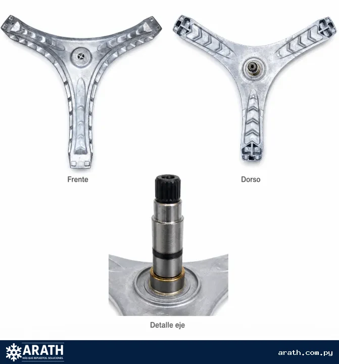 CRUCETA PARA LAVARROPAS LG MHQ62661201