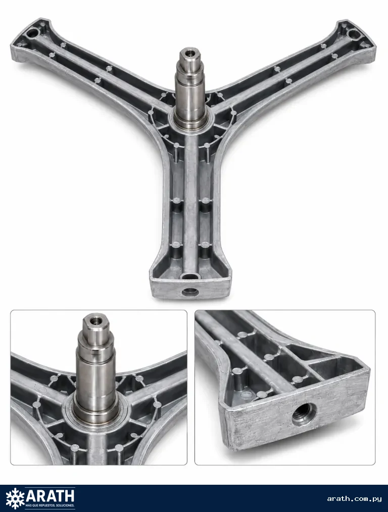 CRUCETA PARA LAVARROPAS GOODWWATHER DW-F80821BW 8KG RULEMAN: 6305-6306 RETEN:37X77X12/14.5