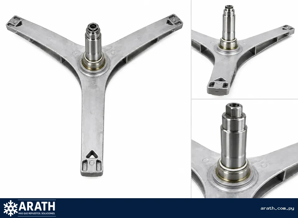 CRUCETA PARA LAVARROPAS TOKIO CECILIA-MIDAS-MIDEA-FAMA RULEMAN 6207-6206 RETEN 47X88X10